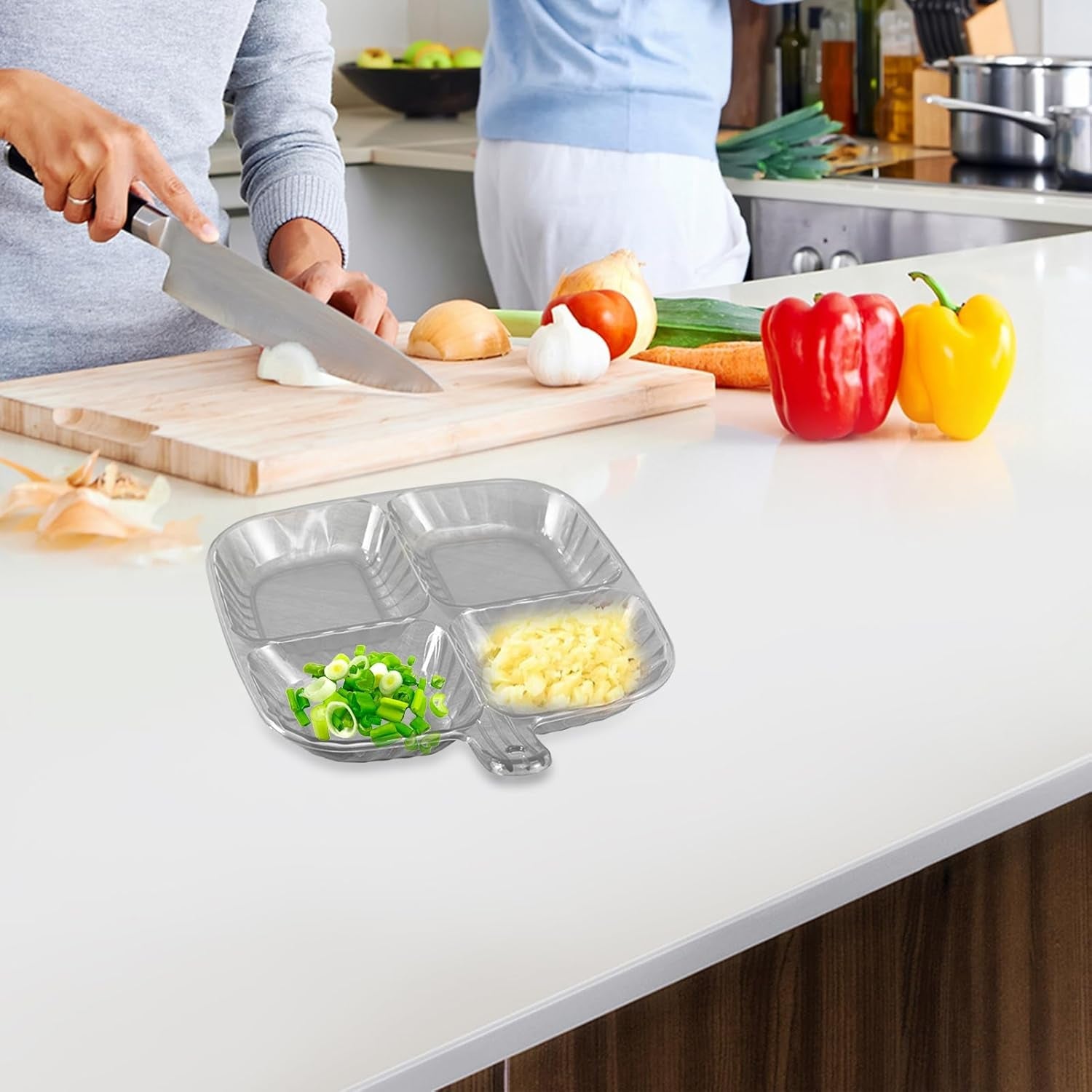 4-Section Serving Tray