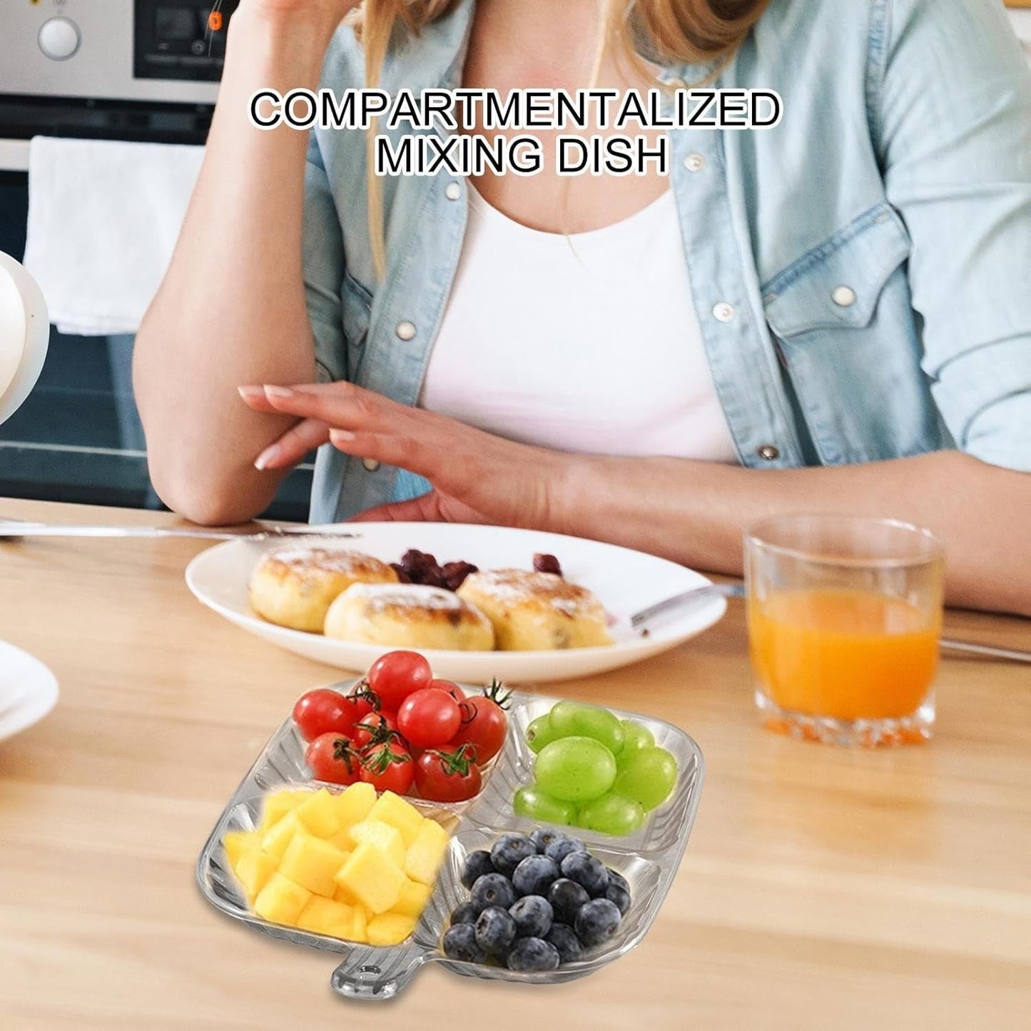 4-Section Serving Tray