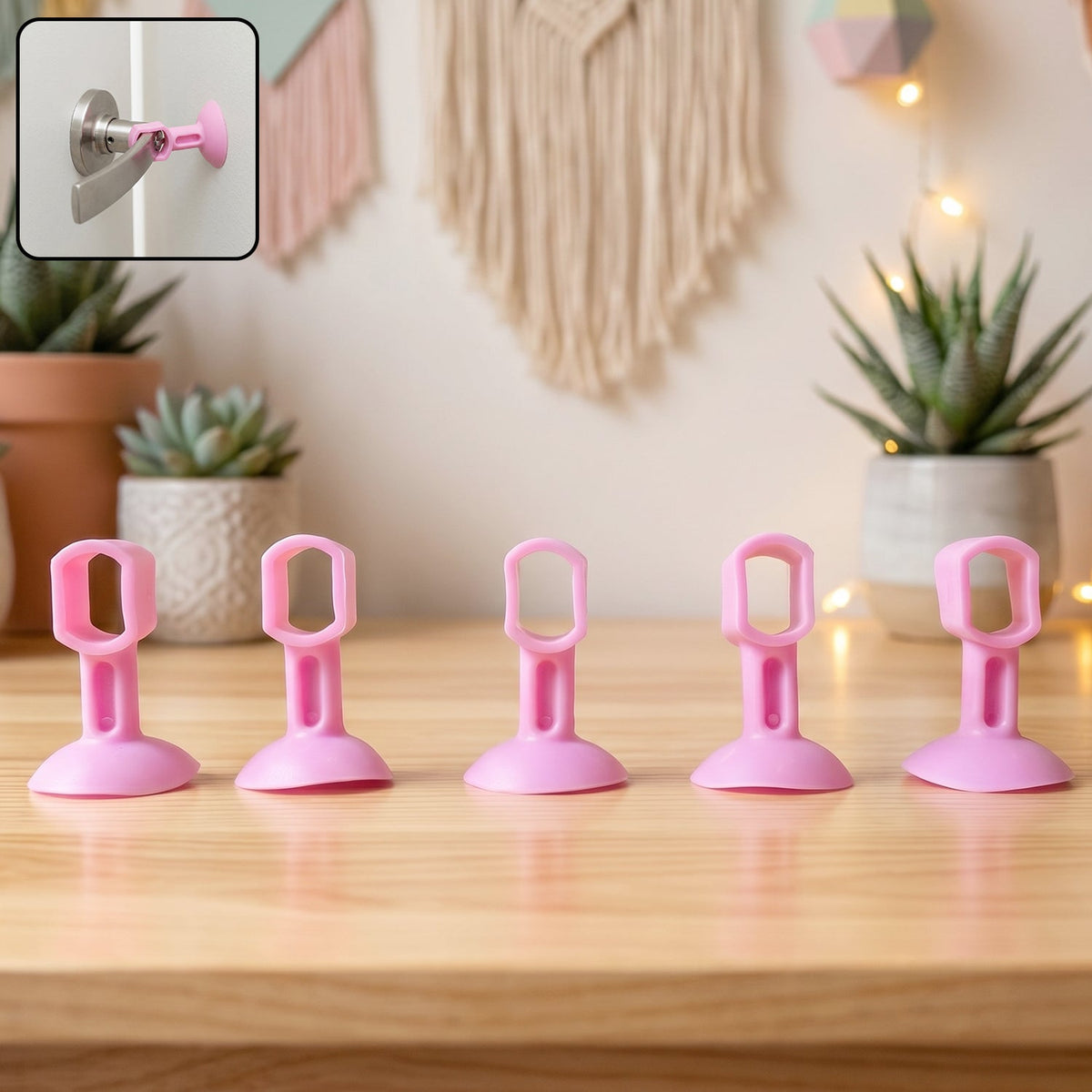 5-Pack Silicone Door Stoppers