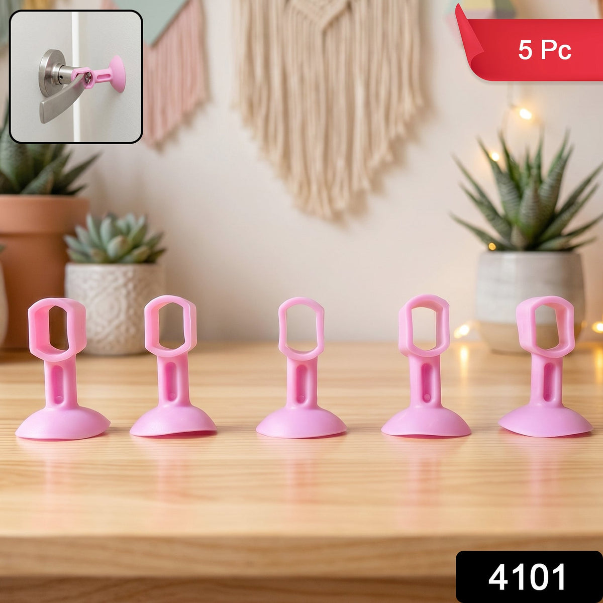 5-Pack Silicone Door Stoppers