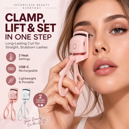 Rechargeable Heated Eyelash Curler with USB Cable