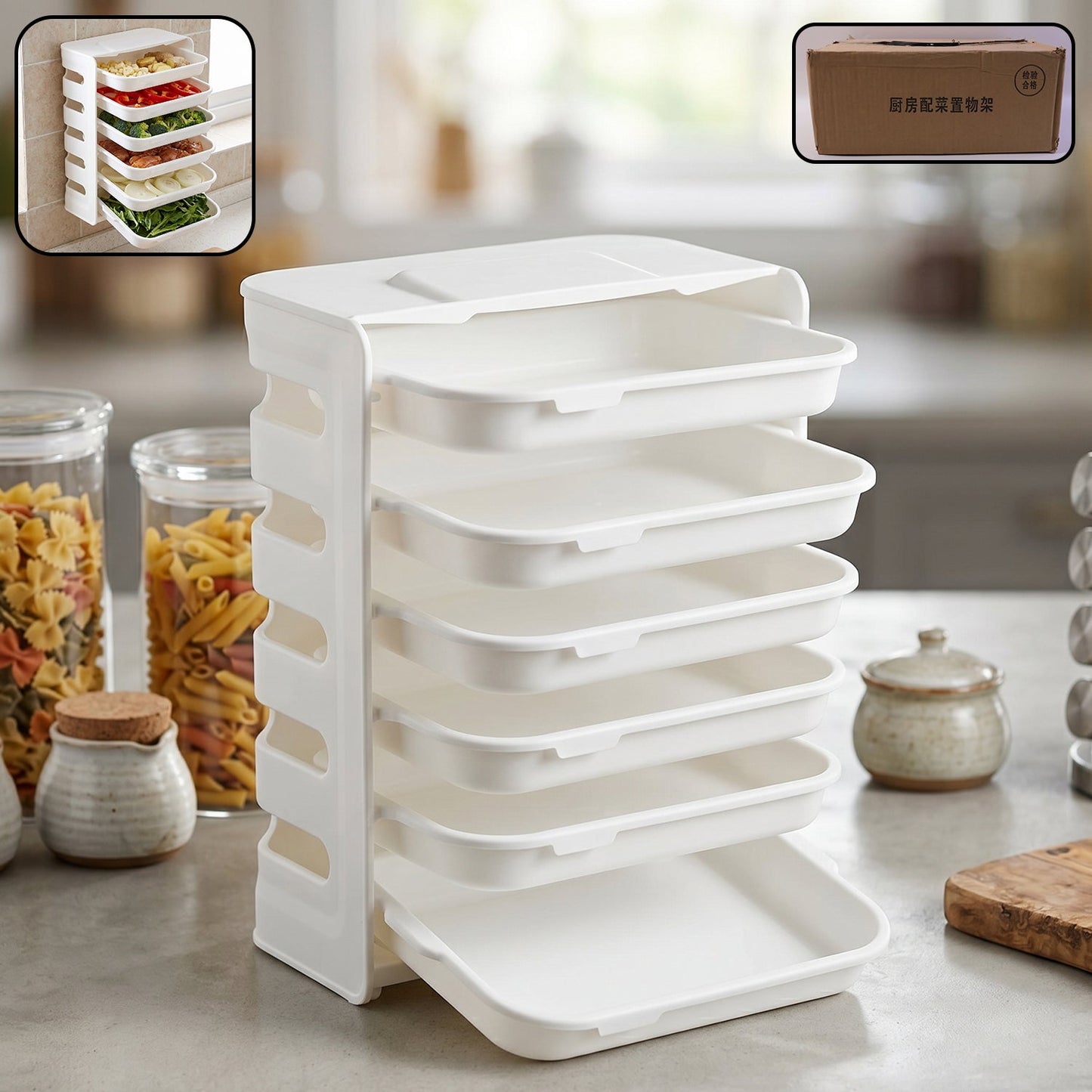 6-Layer Wall Hanging Storage Rack
