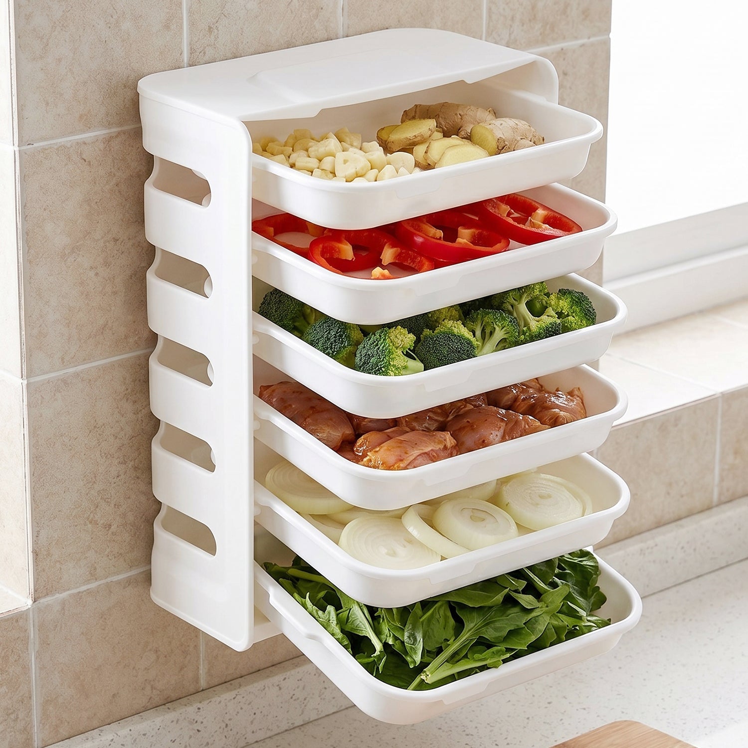 6-Layer Wall Hanging Storage Rack