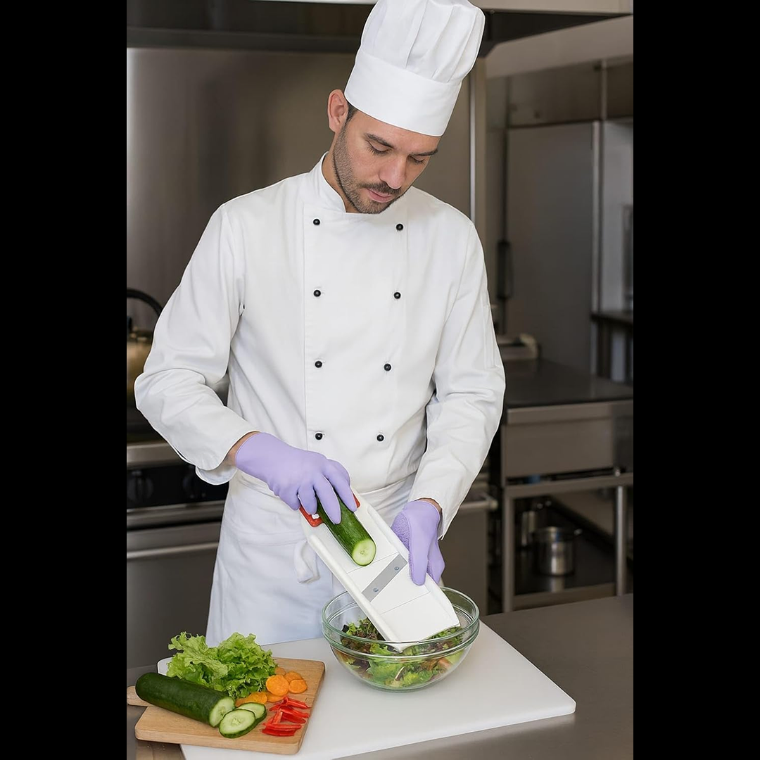 6-in-1 Fruit & Vegetable Slicer with Multi Attachments