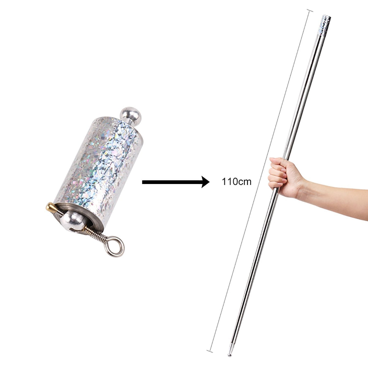 Silver Cane Magic Toy