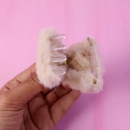 Plush Hair Claw Clip