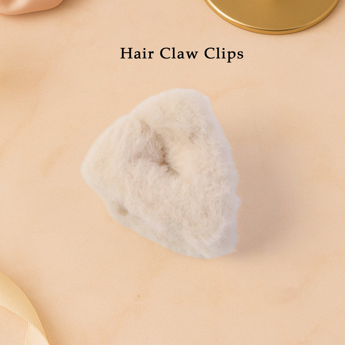 Plush Hair Claw Clip