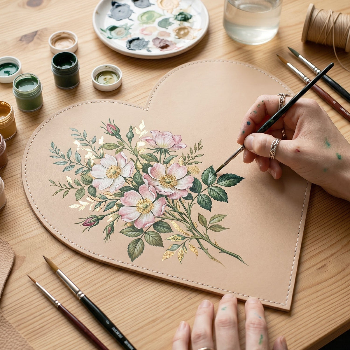 Heart Shaped Art Board