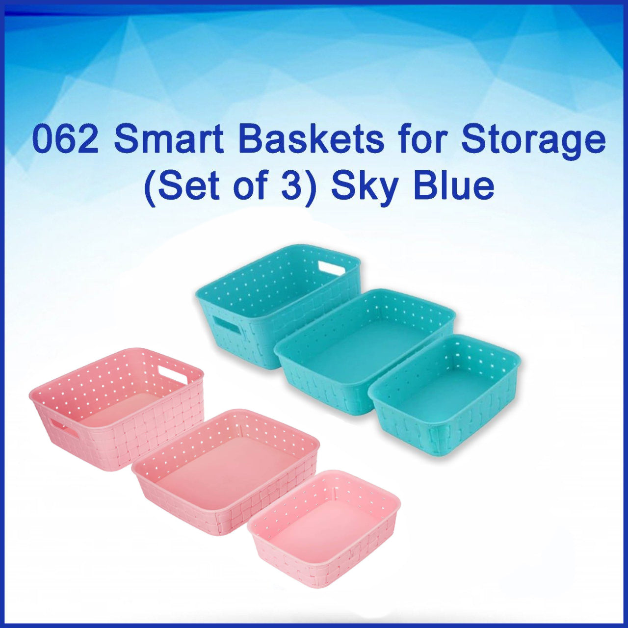 Smart Kitchen Storage Baskets – Set of 3