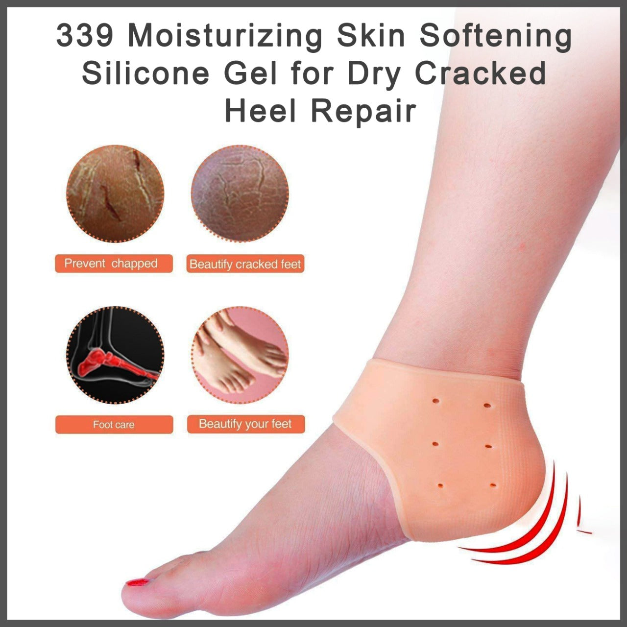 Silicone Heel Repair Sleeves