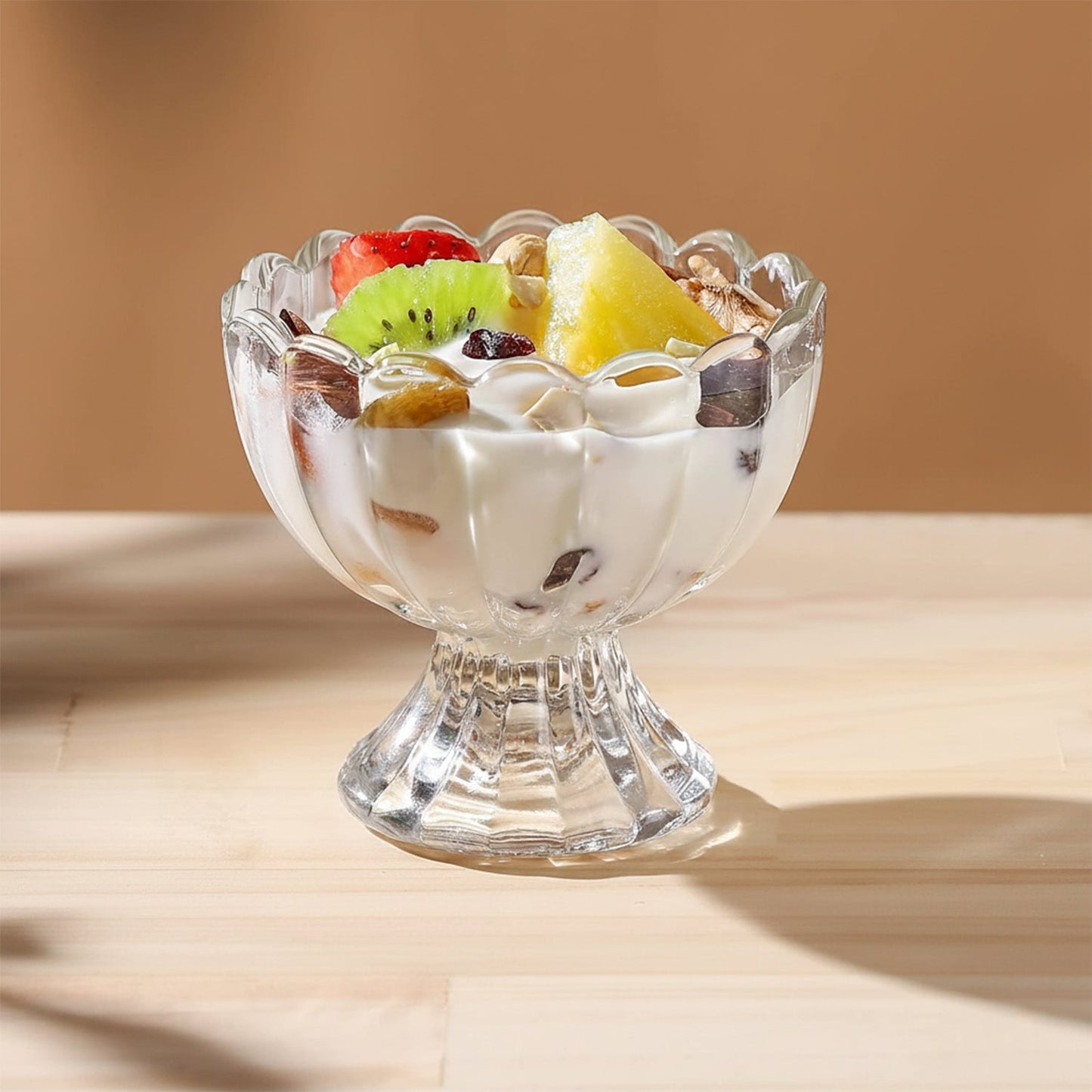 Glass Dessert Bowl Set