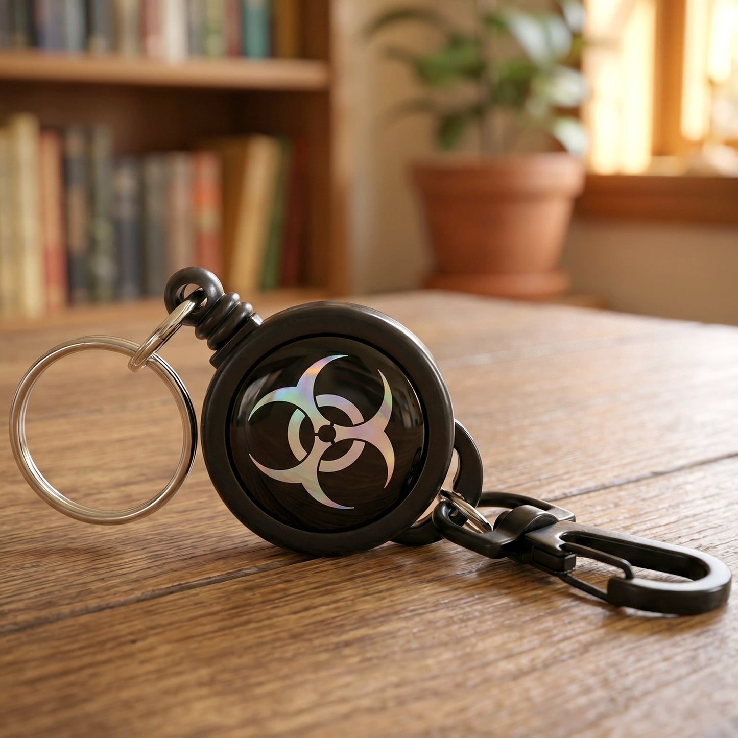 Retractable Keychain Clip Holder