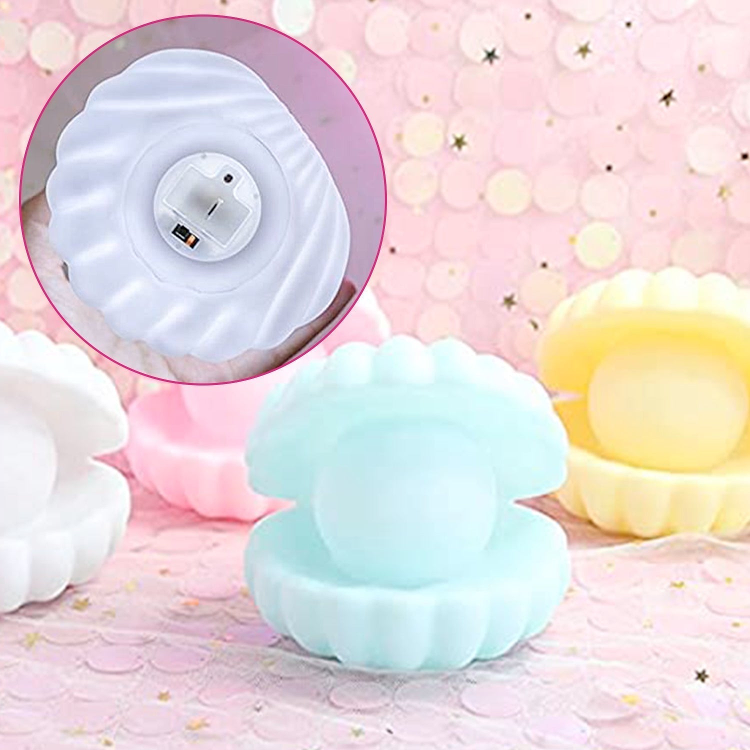 Pearl Shell LED Night Lamp