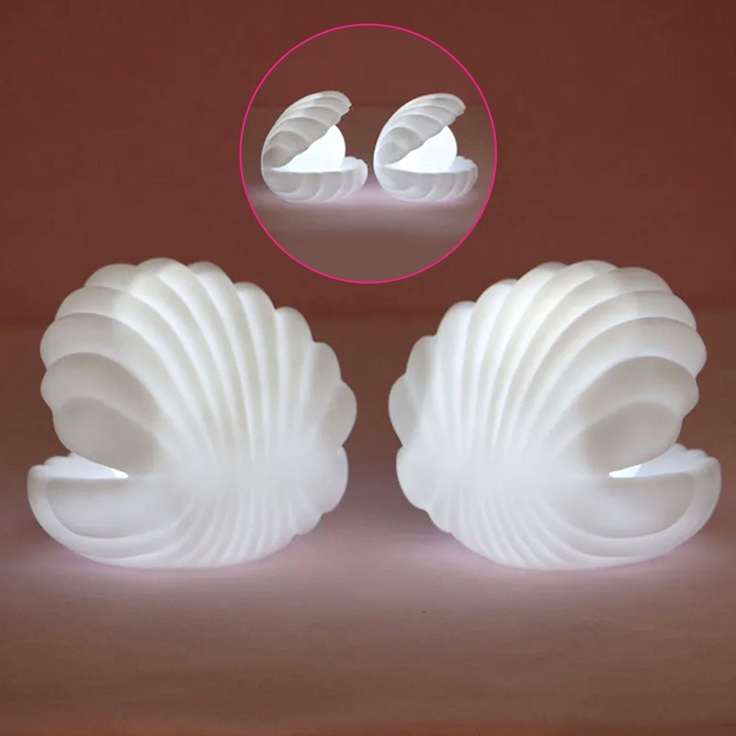 Pearl Shell LED Night Lamp