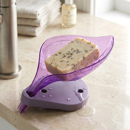 Leaf Self-Draining Soap Tray