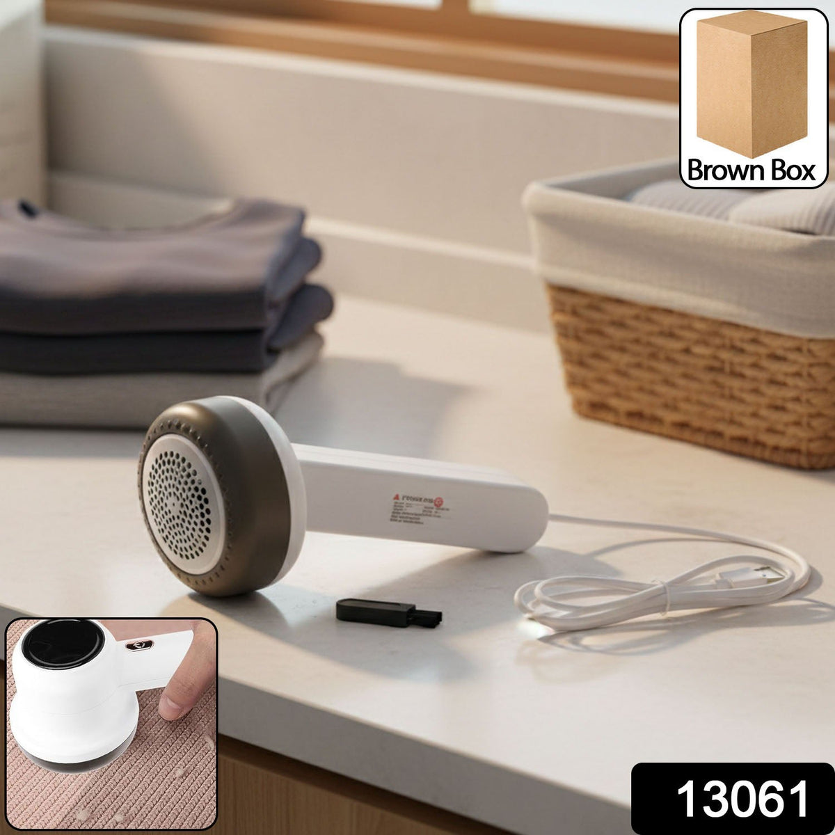 Portable Lint Remover With Usb Power Cable