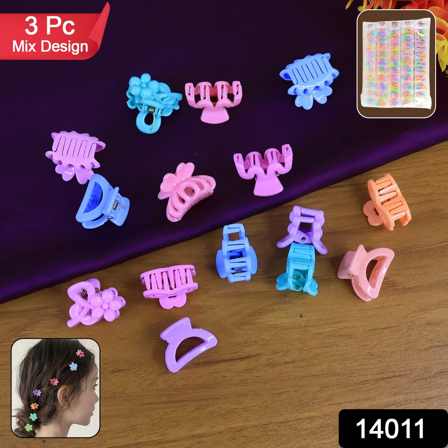 Kids Hair Claw Clips