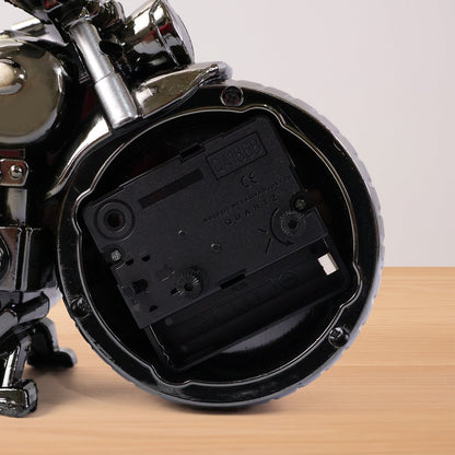 Motorbike Alarm Table Clock