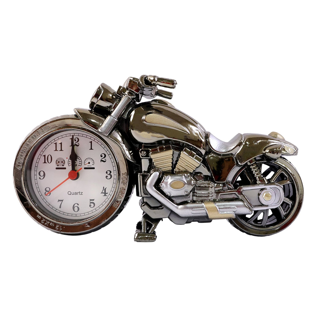 Motorbike Alarm Table Clock