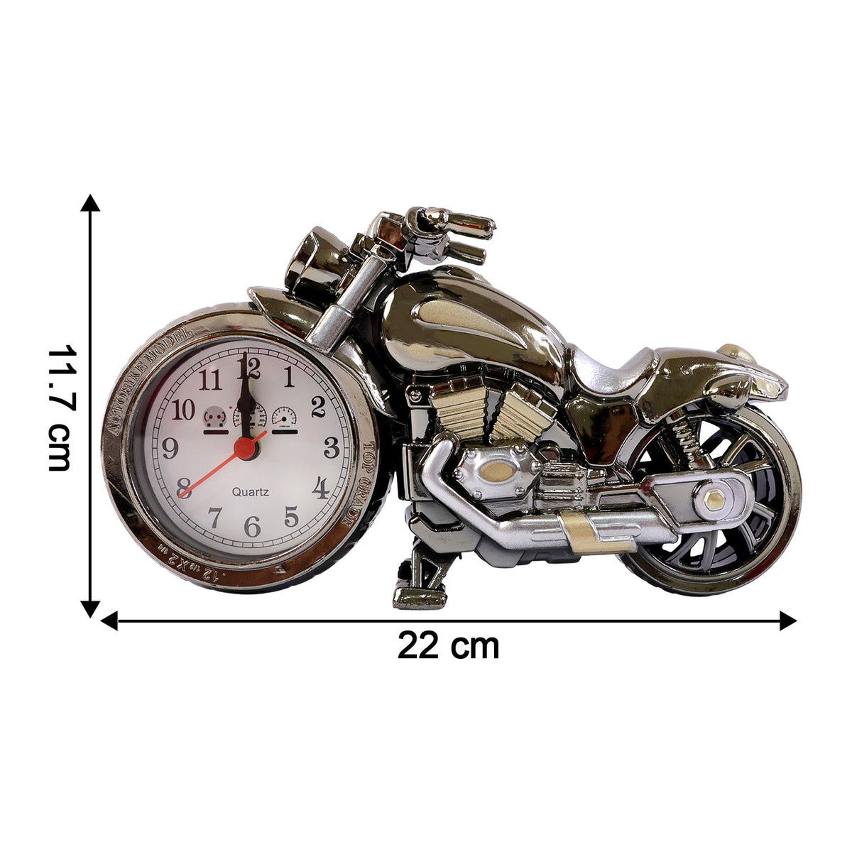 Motorbike Alarm Table Clock