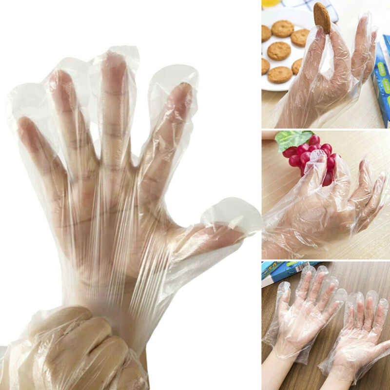 Plastic Transparent Disposable Clear Gloves