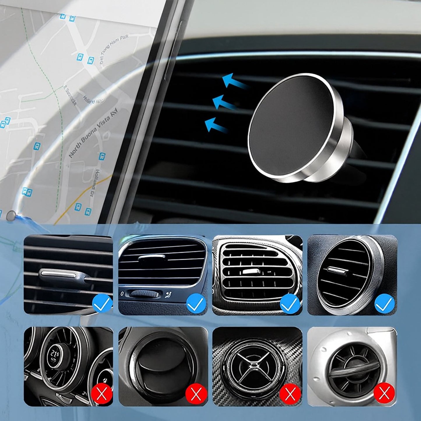360 Rotating Magnetic Phone Holder