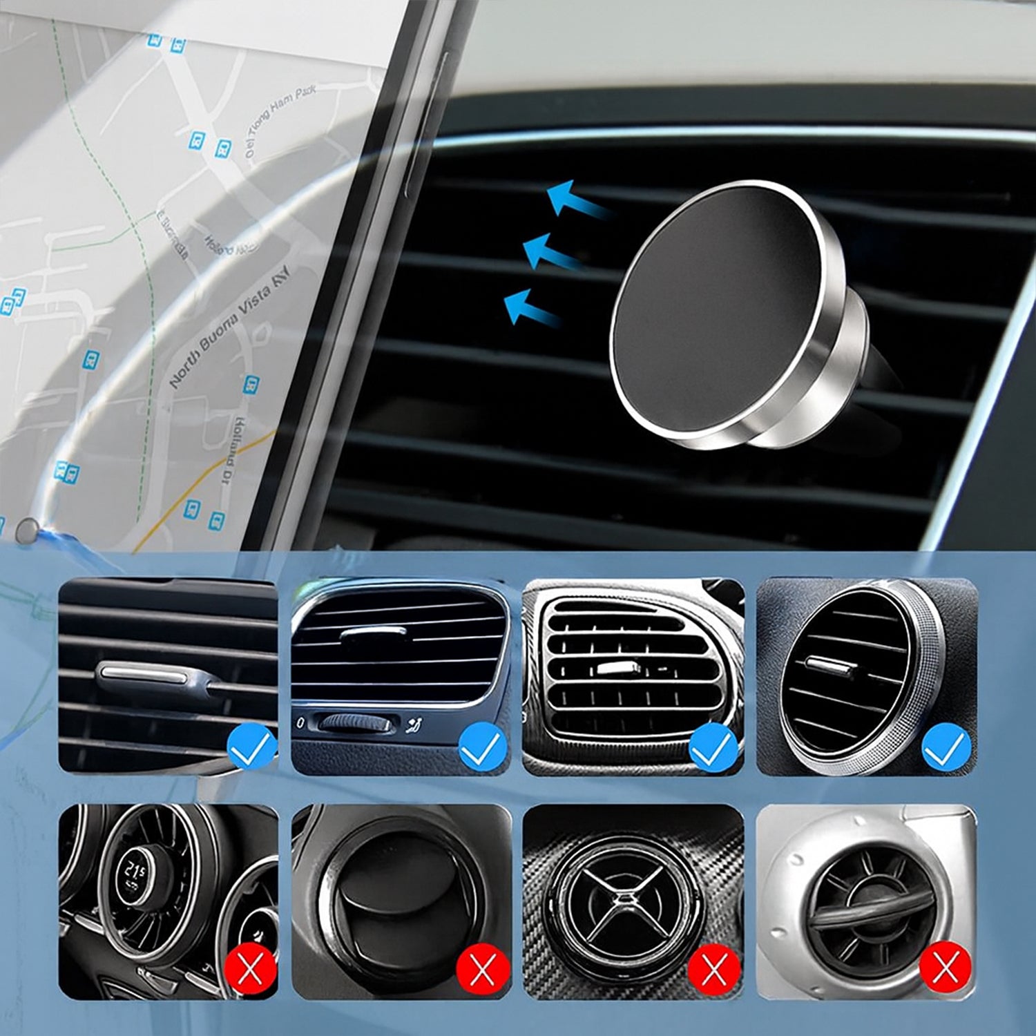 360 Rotating Magnetic Phone Holder