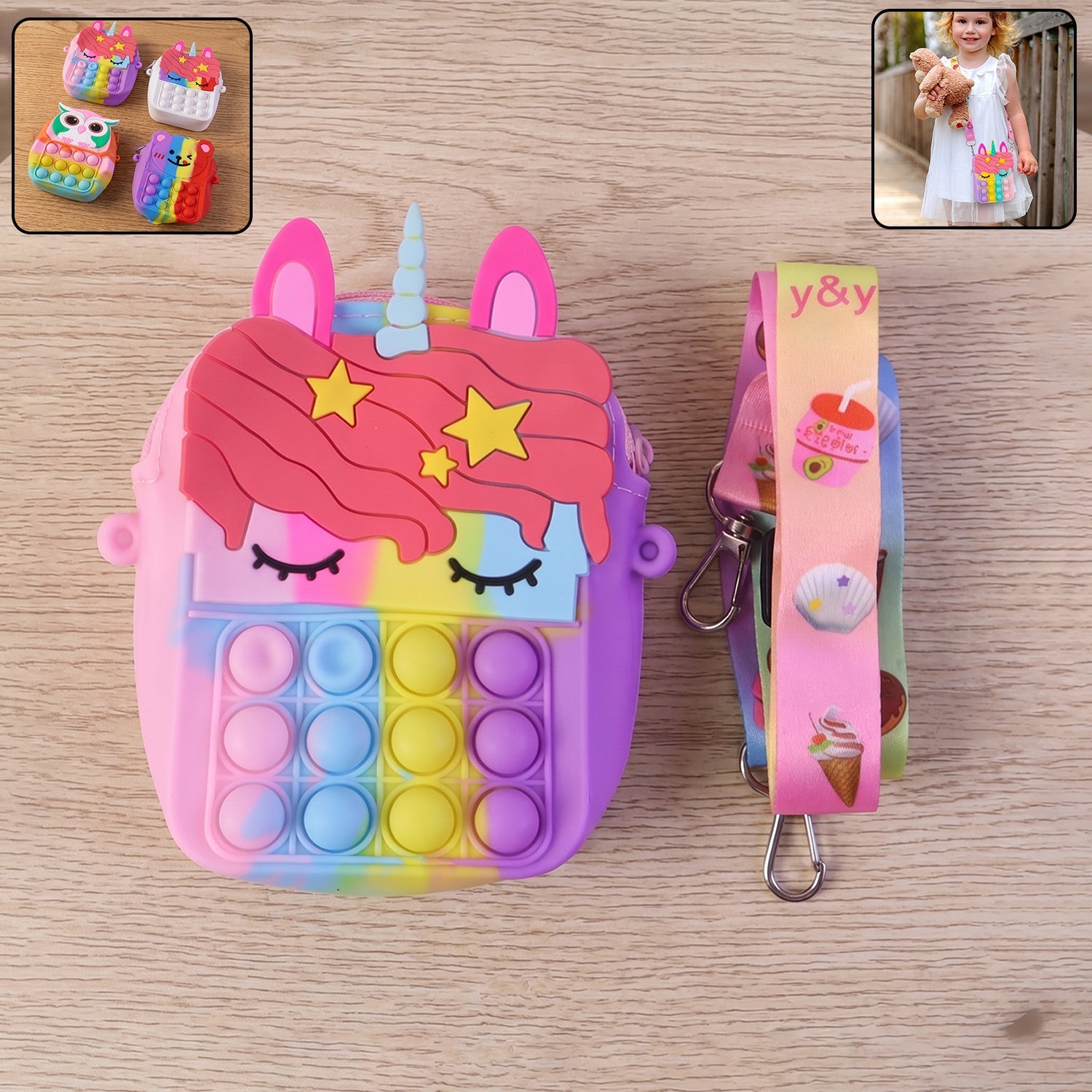 Pop It Purse for Girls