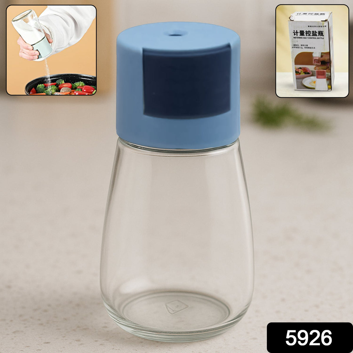 Glass Salt Shaker Set