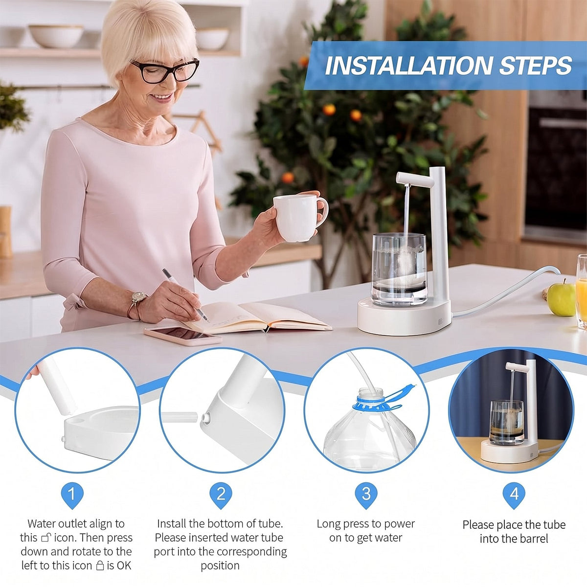 USB Desktop Water Bottle Dispenser
