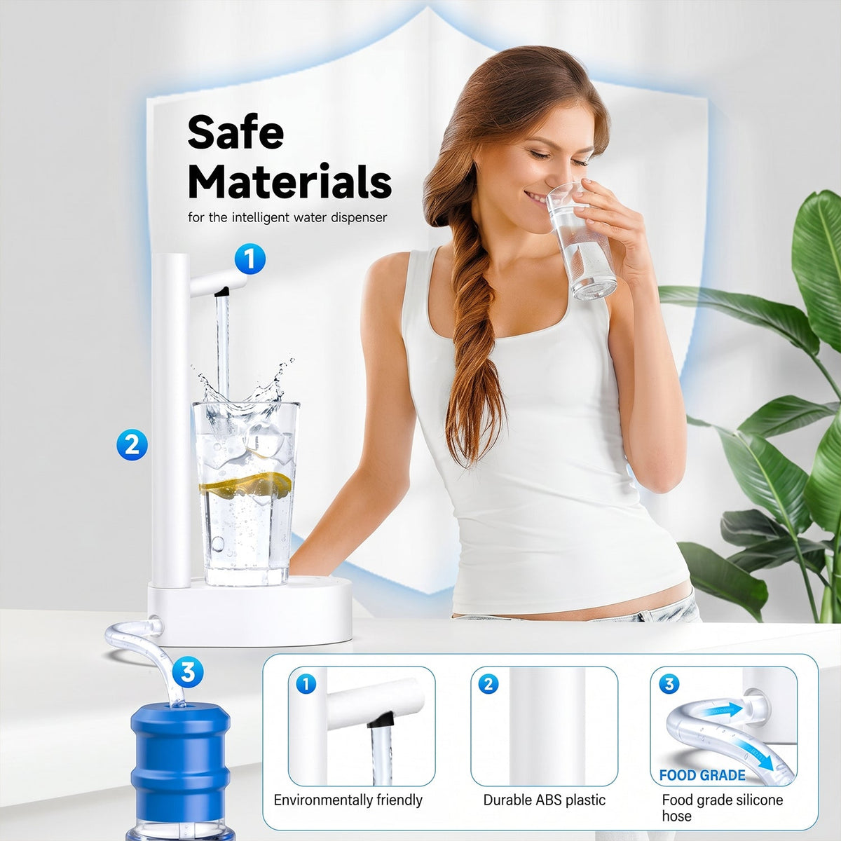 USB Desktop Water Bottle Dispenser