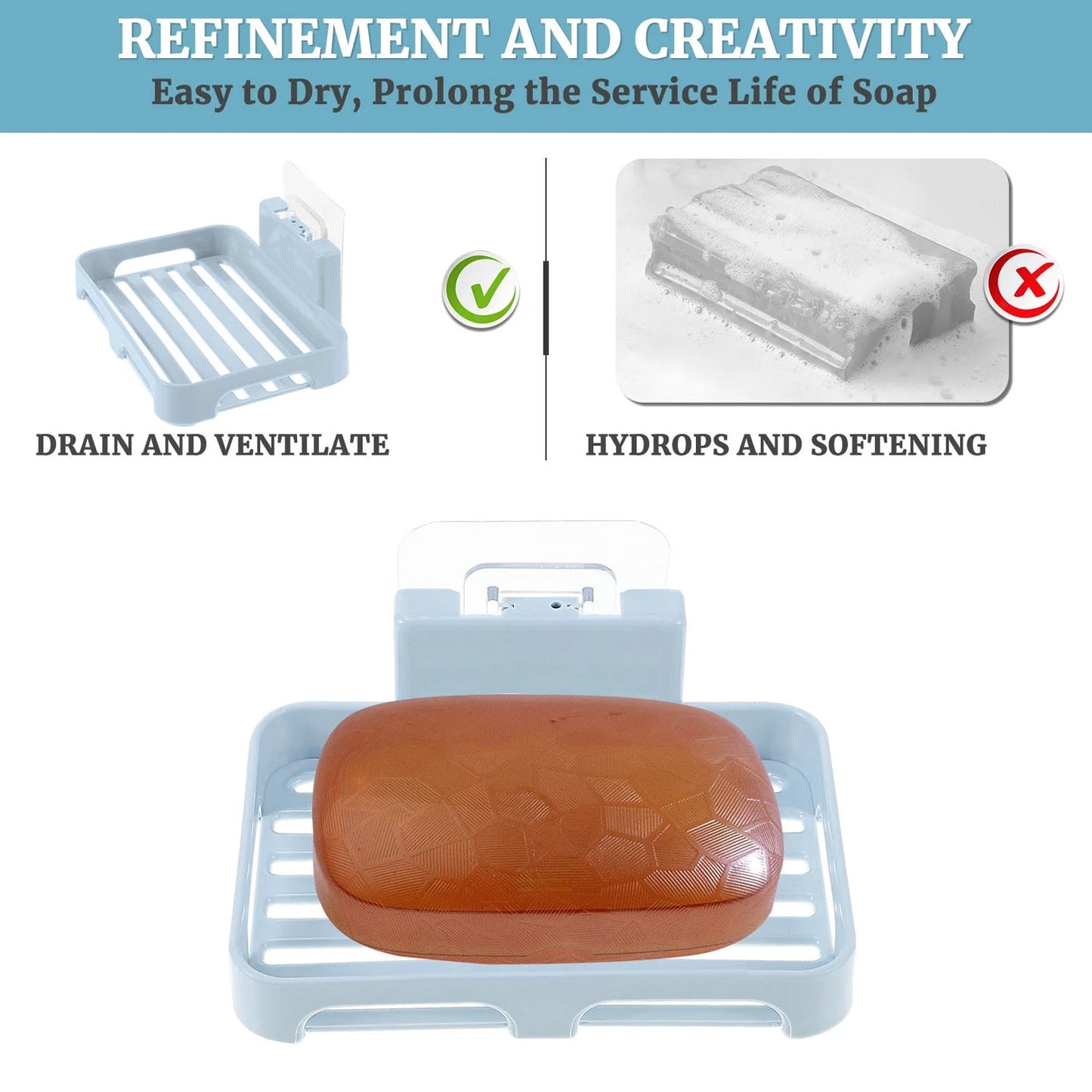 Adhesive Wall Soap Dish