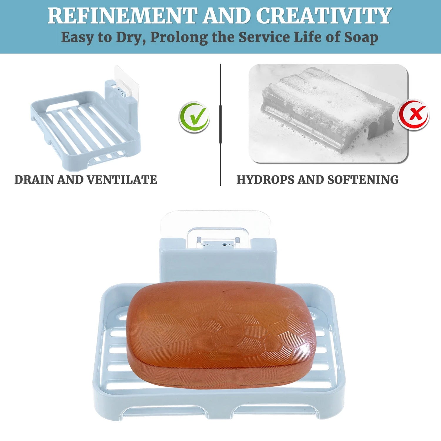 Adhesive Wall Soap Dish