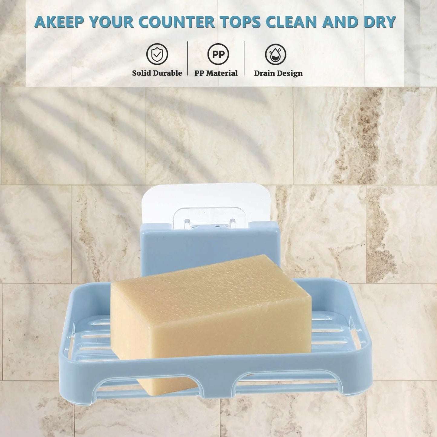 Adhesive Wall Soap Dish