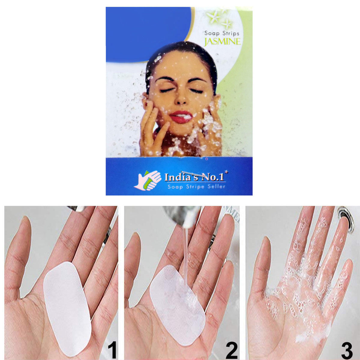 Fresh Paper Soap Strips Traveling Hand Wash