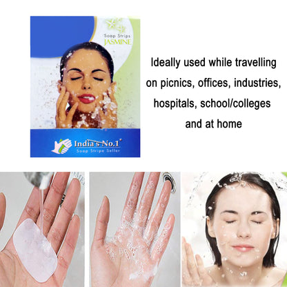 Fresh Paper Soap Strips Traveling Hand Wash