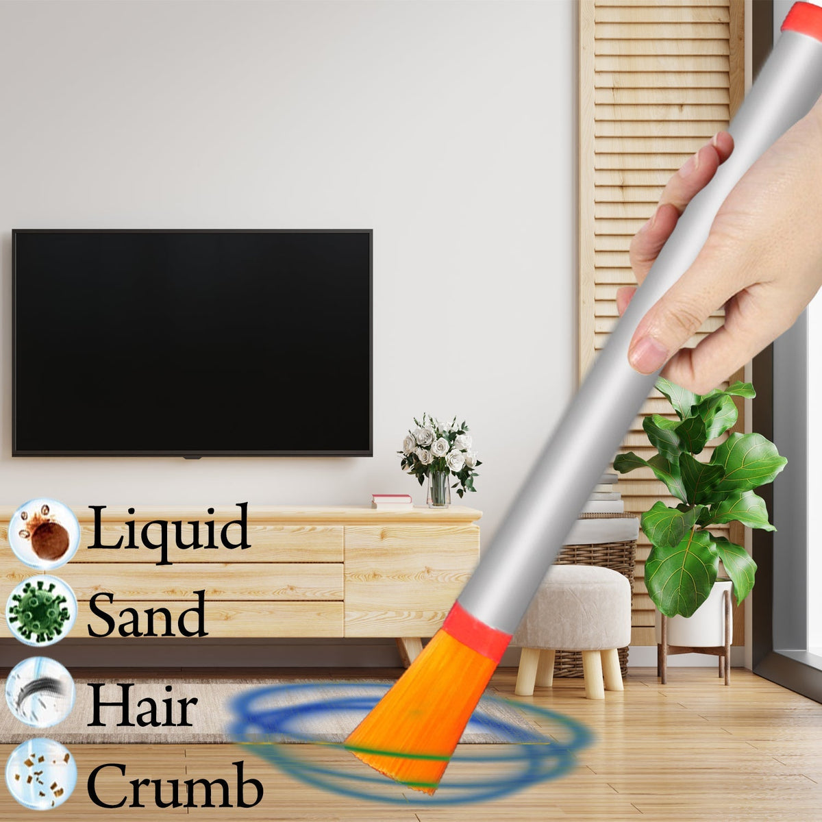 Dust Cleaning Brush For Deep Clean Steel