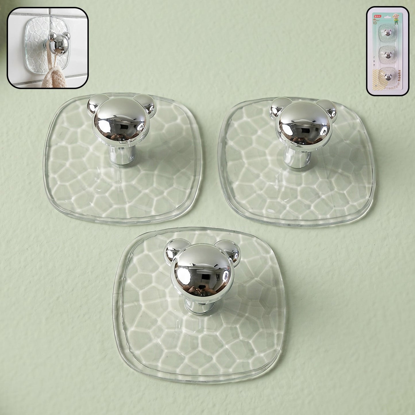 Damage-Free Adhesive Hooks