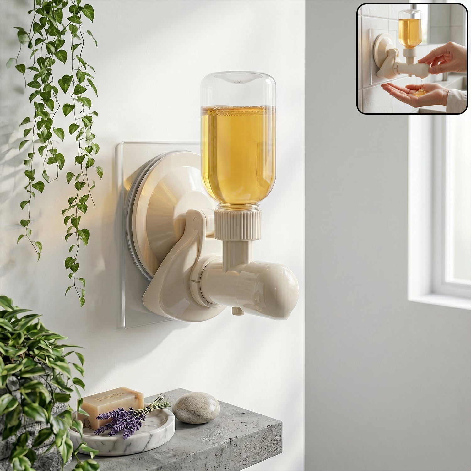 Wall-mount Liquid Soap Dispenser