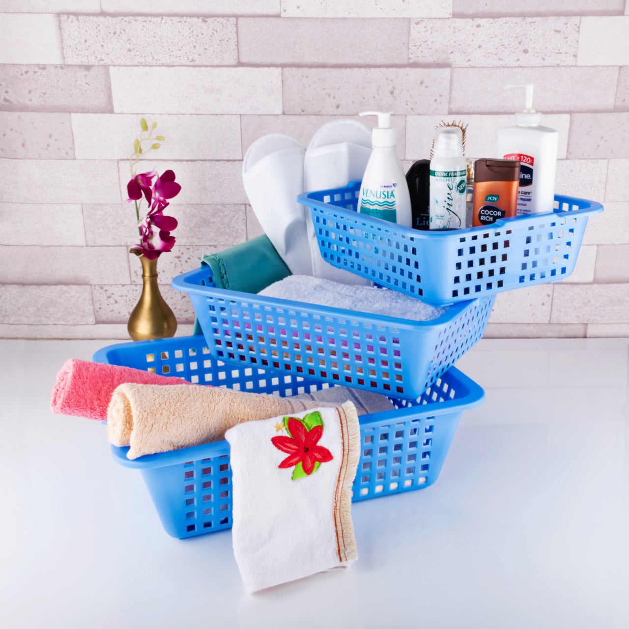 Plastic Cane Fruit Basket