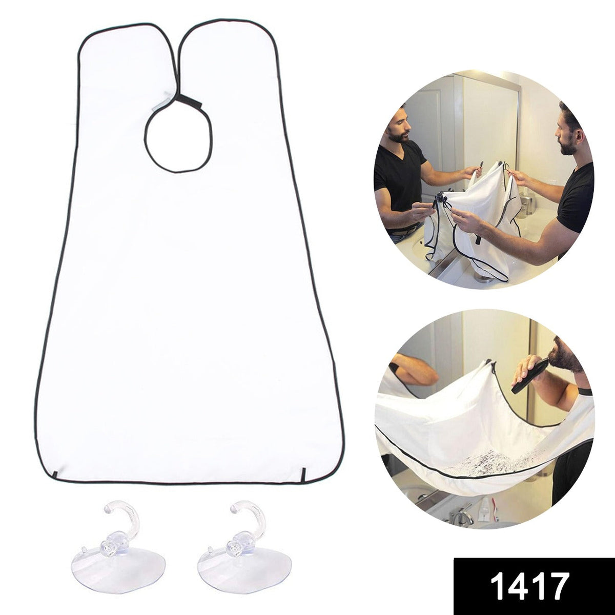 Beard Apron Hair Clippings Catcher
