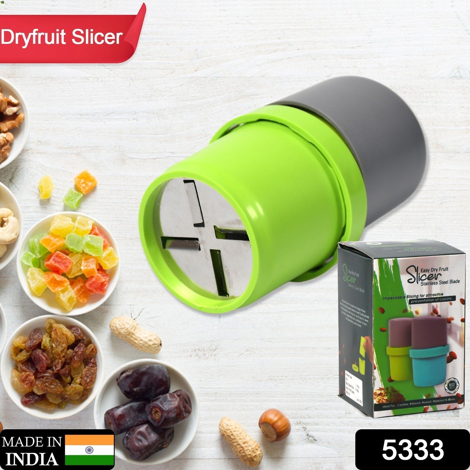 3-Blade Food Slicer Cutter