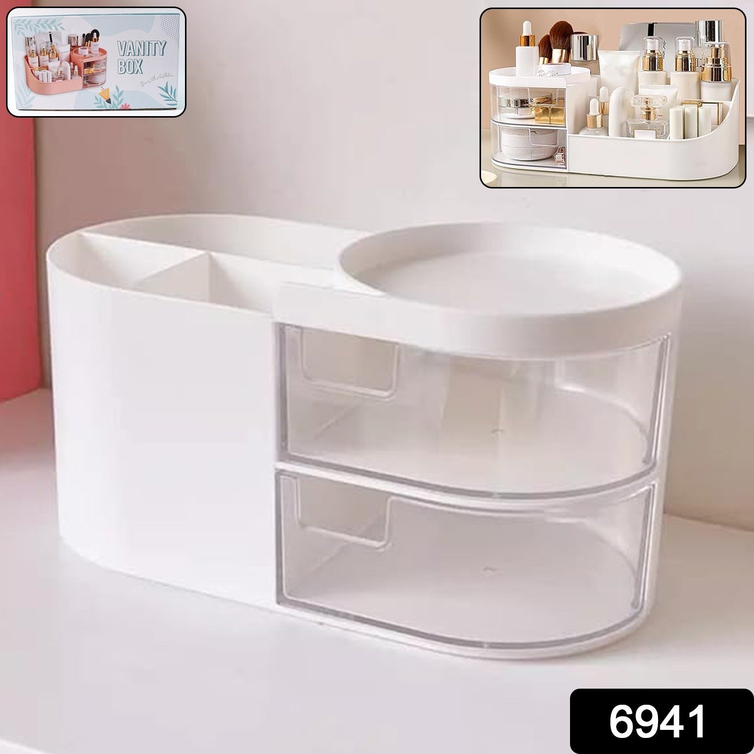 Plastic Vanity Storage Box