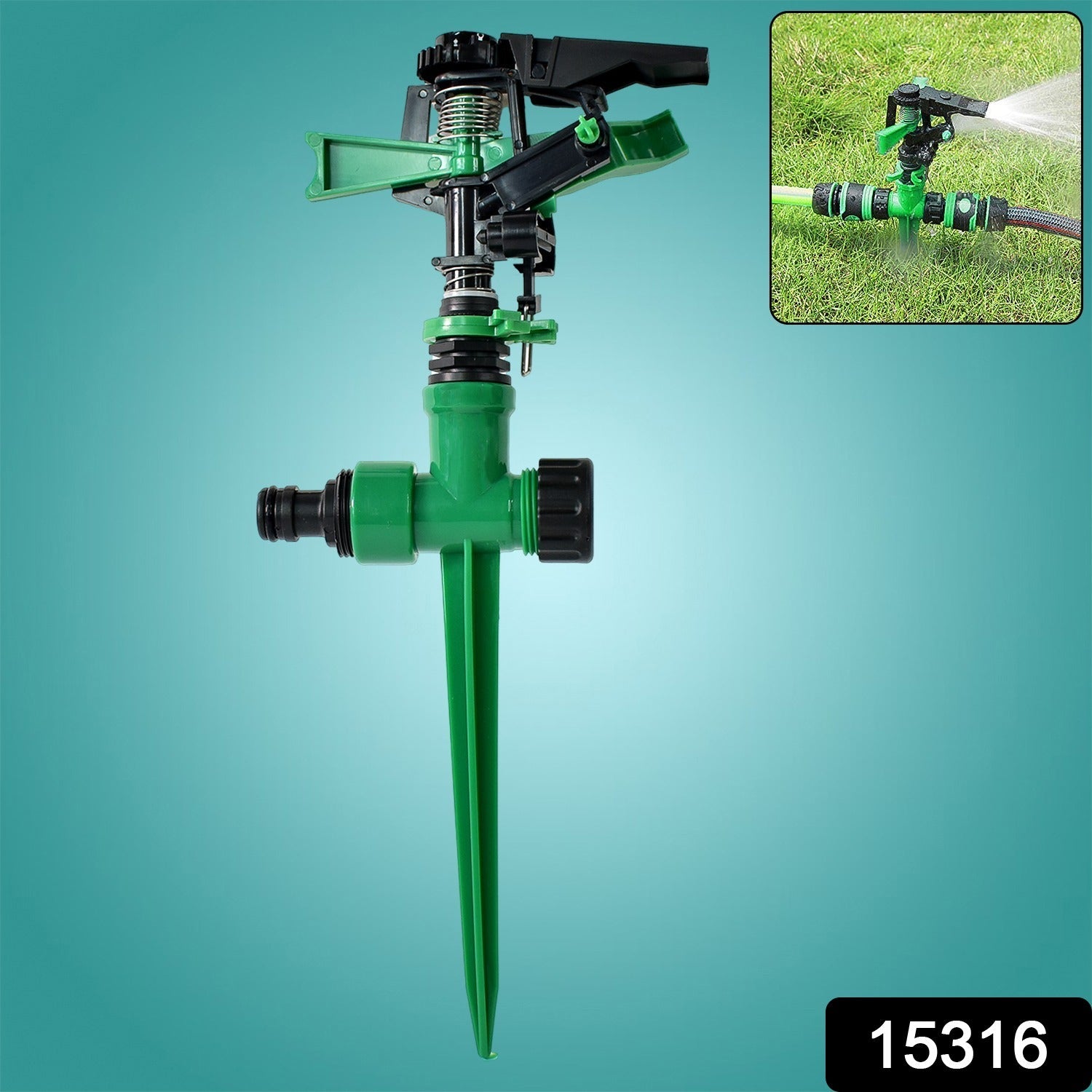 360-degree Rotating Garden Sprinkler