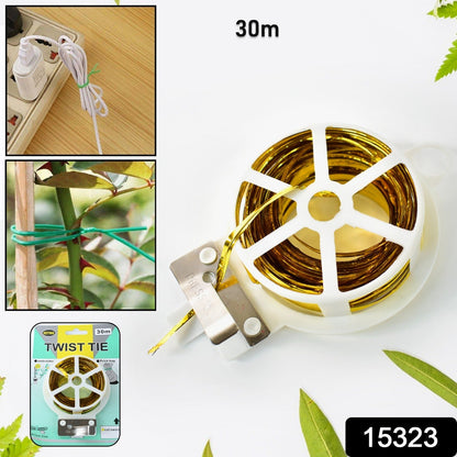 30m Twist Tie Roll with Cutter