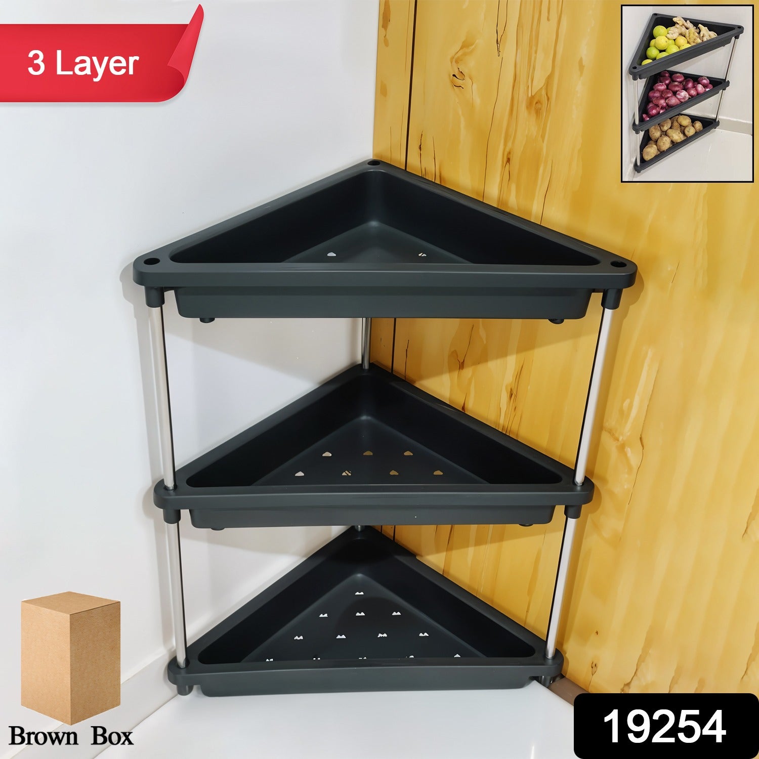 Corner Storage Shelf Rack