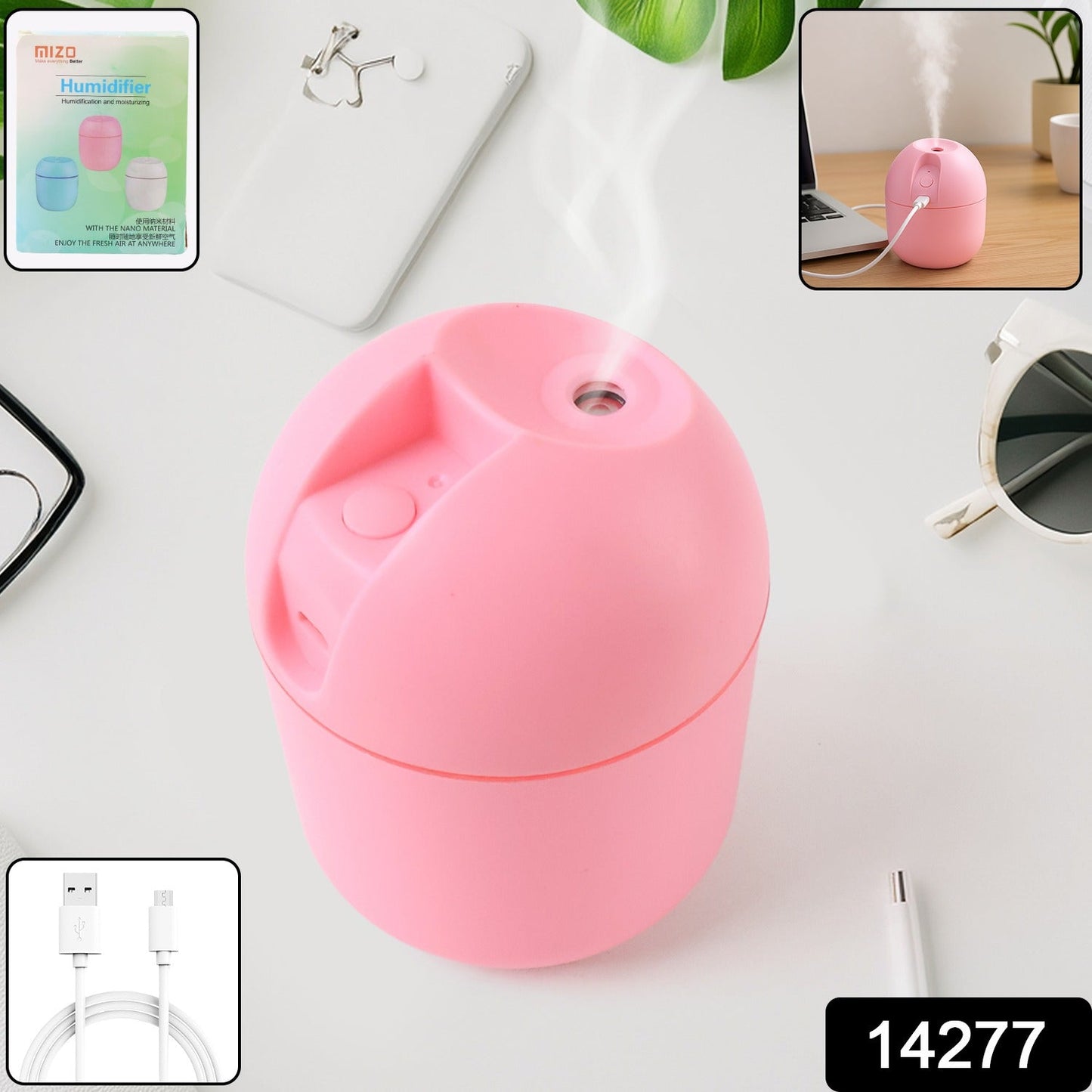USB Mini Cool Mist Humidifier