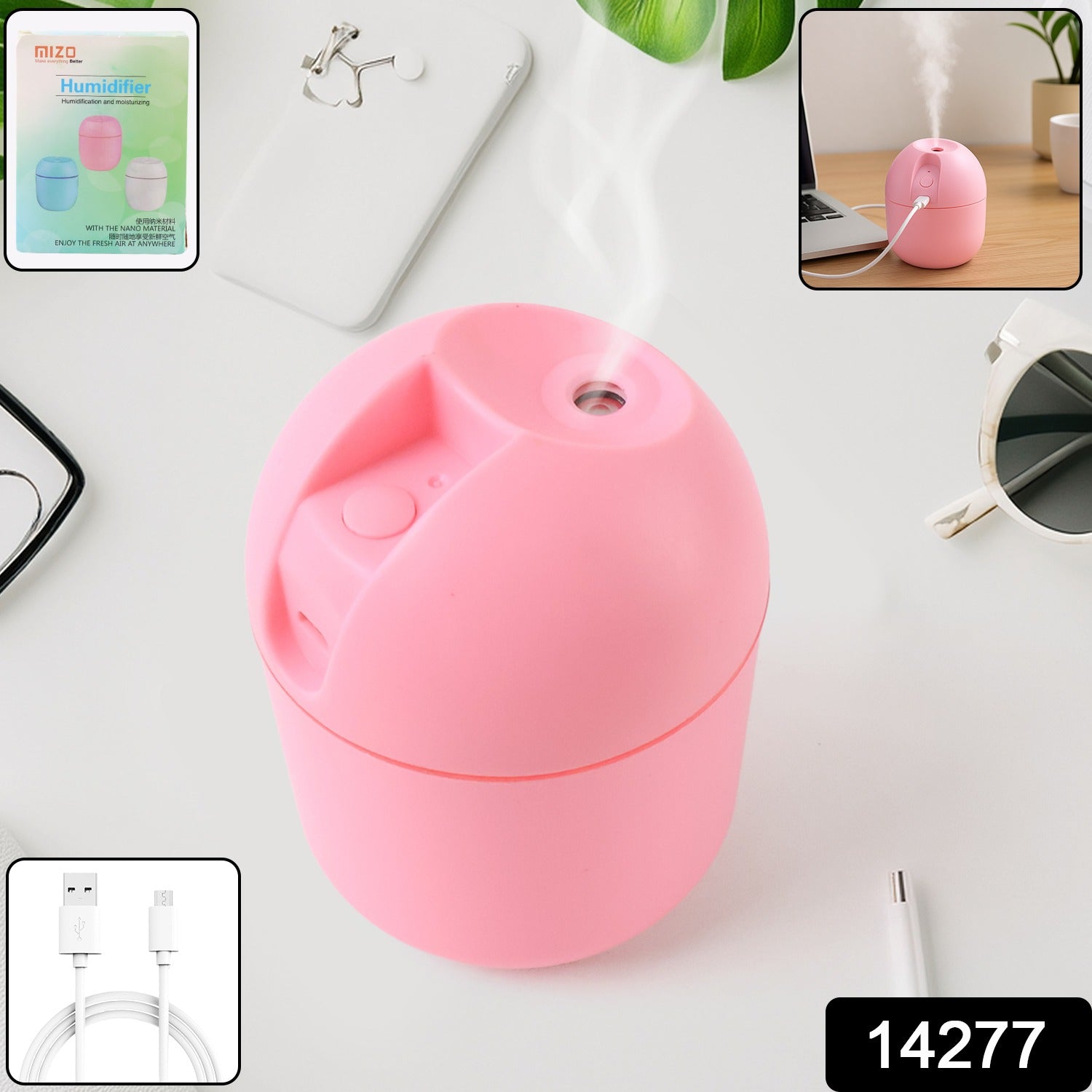 USB Mini Cool Mist Humidifier