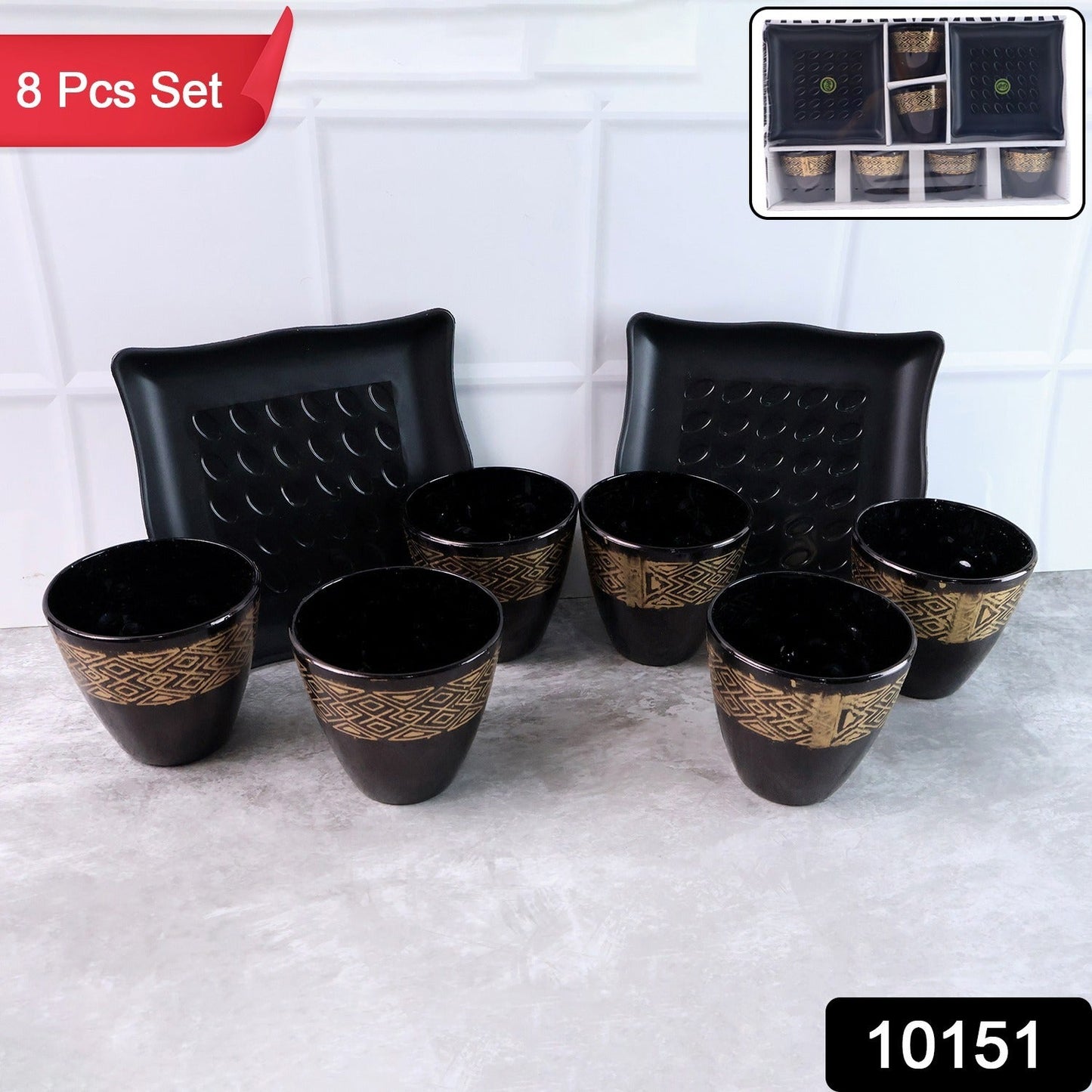 2 Bowl  6 Glass Snake Set