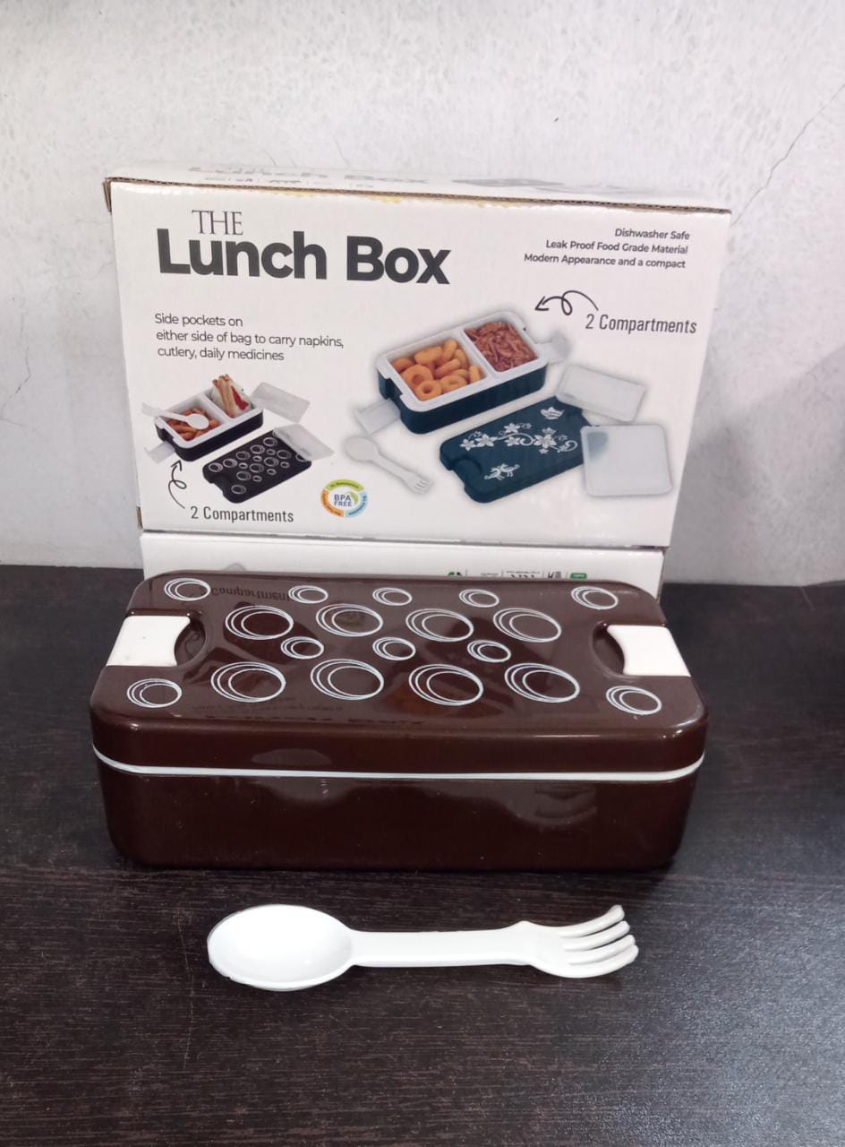 2-Compartment Airtight Lunch Box
